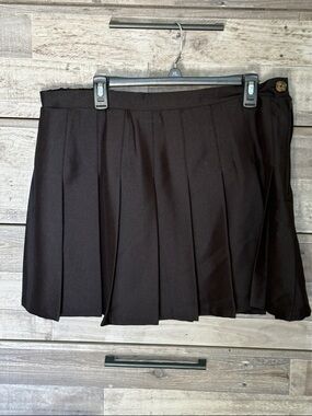 wild fable Black Pleated Mini Skirt